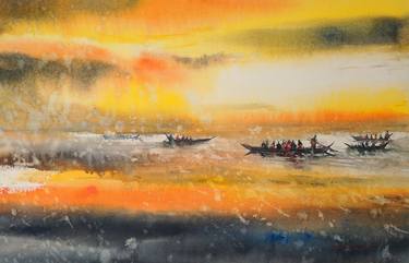 Original Landscape Paintings by Tanvir Ahmed khan