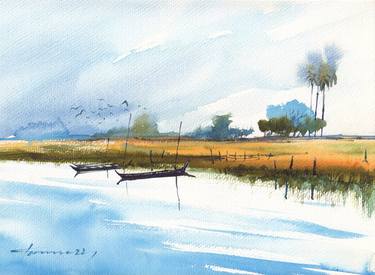 Original Landscape Paintings by Tanvir Ahmed khan