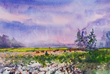 Original Landscape Paintings by Tanvir Ahmed khan