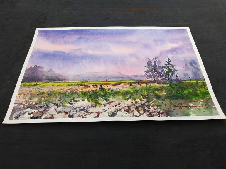 Original Landscape Painting by Tanvir Ahmed khan