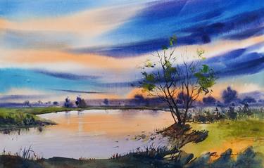 Original Landscape Paintings by Tanvir Ahmed khan