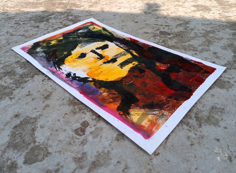 Original Abstract Expressionism Abstract Painting by Tanvir  Ahmed