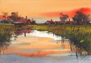 Original Landscape Paintings by Tanvir Ahmed khan