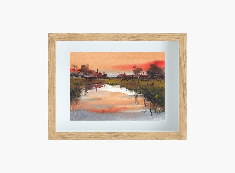 Original Impressionism Landscape Painting by Tanvir  Ahmed
