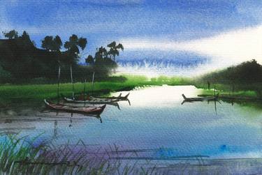 Original Landscape Paintings by Tanvir Ahmed khan