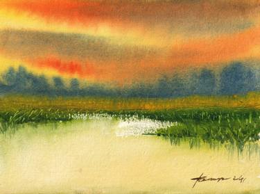 Print of Impressionism Nature Paintings by Tanvir Ahmed