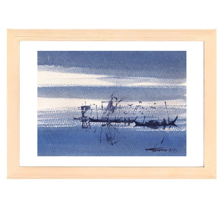 Original Impressionism Landscape Painting by Tanvir  Ahmed
