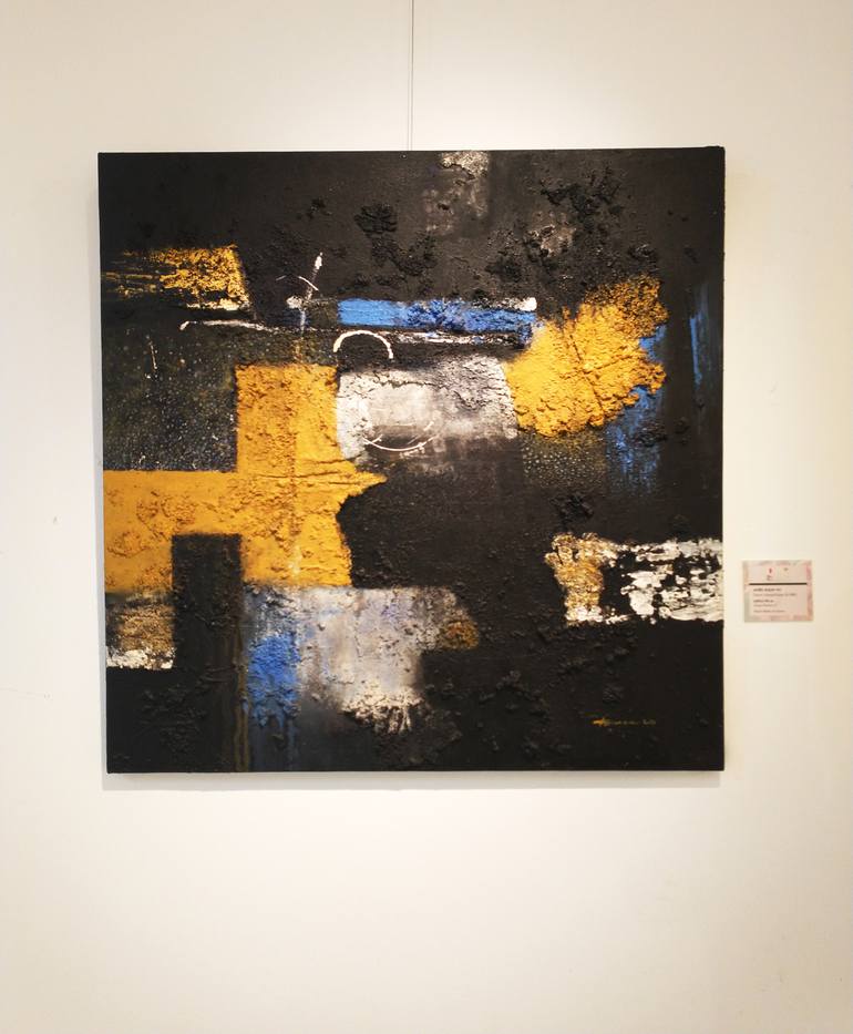 Original Art Deco Abstract Painting by Tanvir  Ahmed