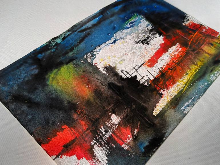 Original Abstract Expressionism Abstract Painting by Tanvir  Ahmed