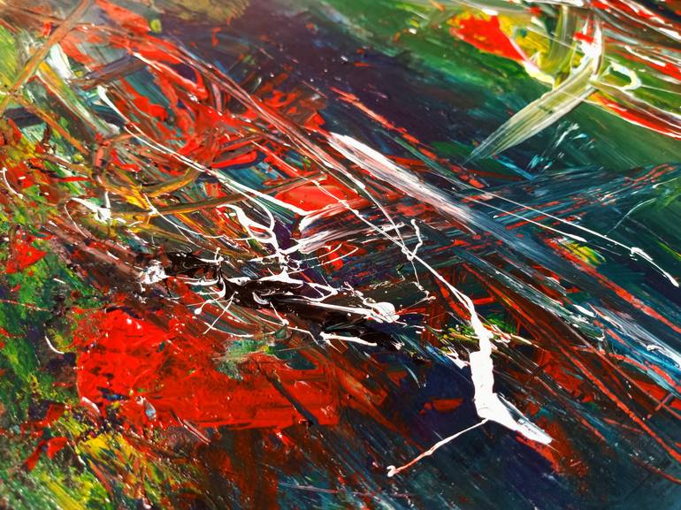 Original Abstract Expressionism Abstract Painting by Tanvir  Ahmed