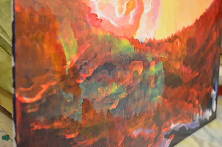 Original Abstract Nature Painting by Monica Stanley