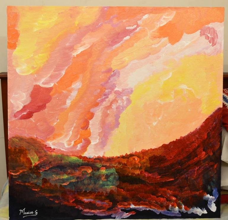 Original Abstract Nature Painting by Monica Stanley