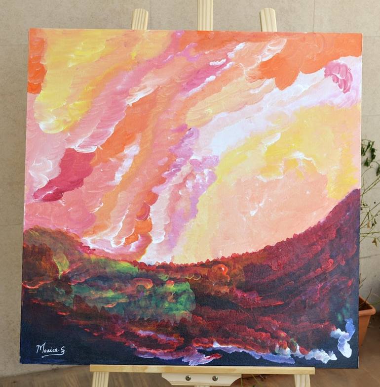 Original Abstract Nature Painting by Monica Stanley