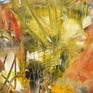 colorful yellow grey large abstract detail