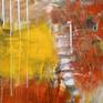 bright orange and yellow abstract detail