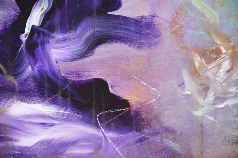 Original Abstract Expressionism Abstract Painting by Theodor Anghel