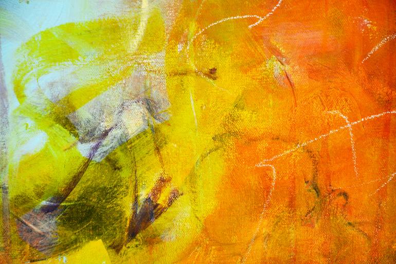 Original Abstract Expressionism Abstract Painting by Theodor Anghel