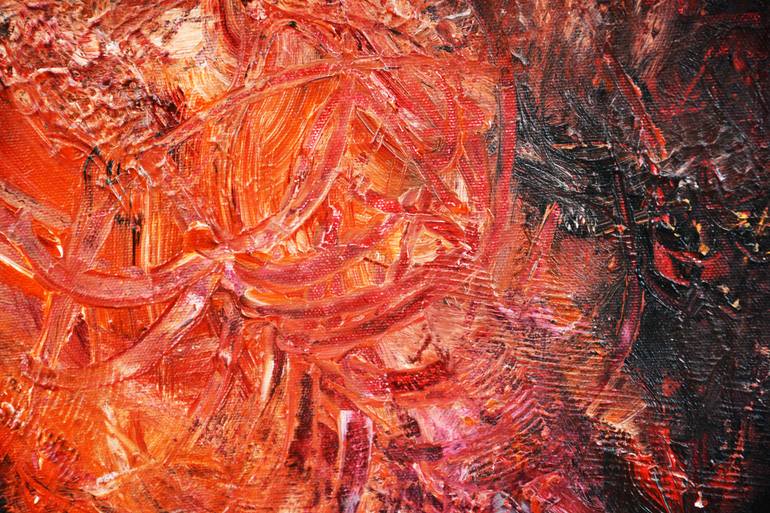 Original Abstract Expressionism Abstract Painting by Theodor Anghel