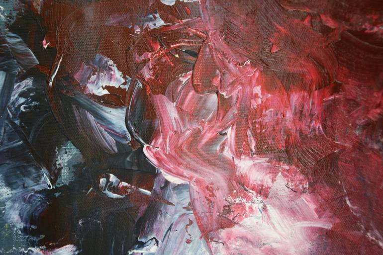 Original Abstract Expressionism Abstract Painting by Theodor Anghel