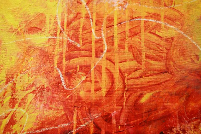 Original Abstract Expressionism Abstract Painting by Theodor Anghel