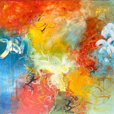Original Abstract Paintings by Theodor Anghel