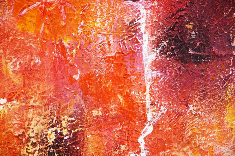 Original Abstract Expressionism Abstract Painting by Theodor Anghel