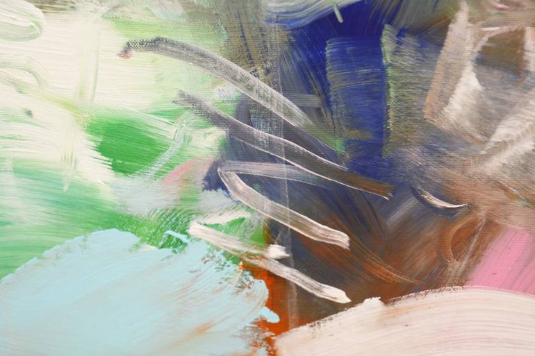 Original Abstract Expressionism Abstract Painting by Theodor Anghel