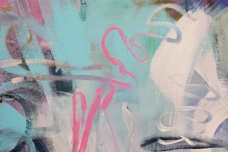 Original Abstract Expressionism Abstract Painting by Theodor Anghel