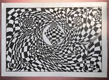 Original Abstract Drawings by Mykola Matvienko