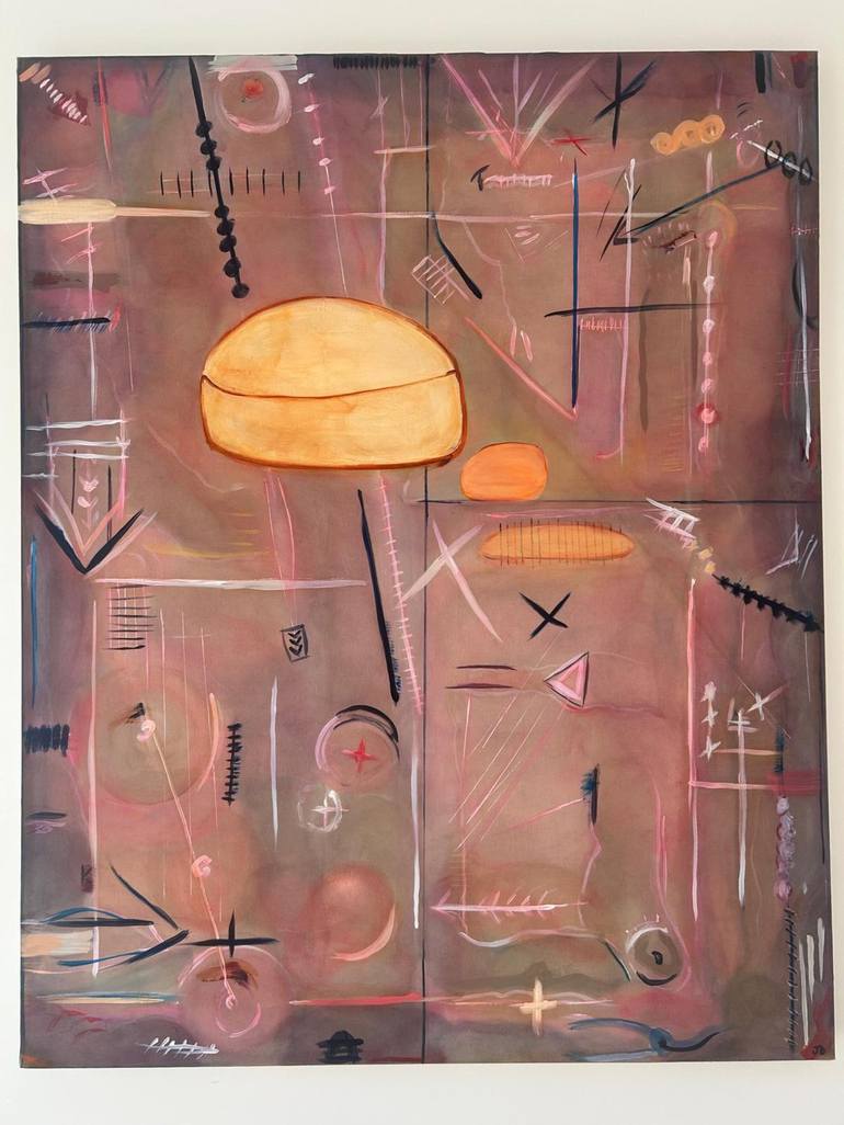 Original Contemporary Abstract Paintings by Jane Belton