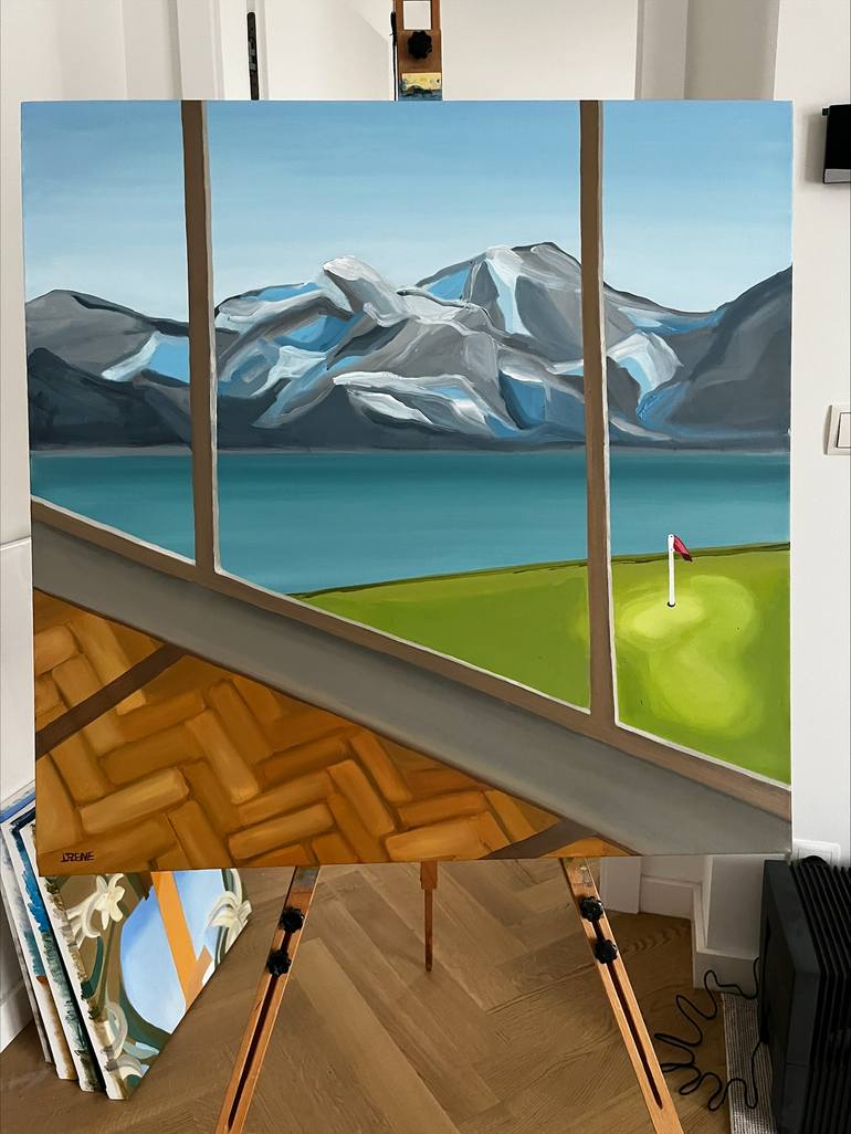 Original Contemporary Landscape Painting by Diana Dzene