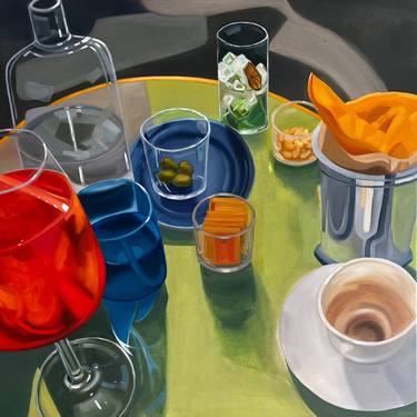 Print of Contemporary Food & Drink Paintings by Diana Dzene