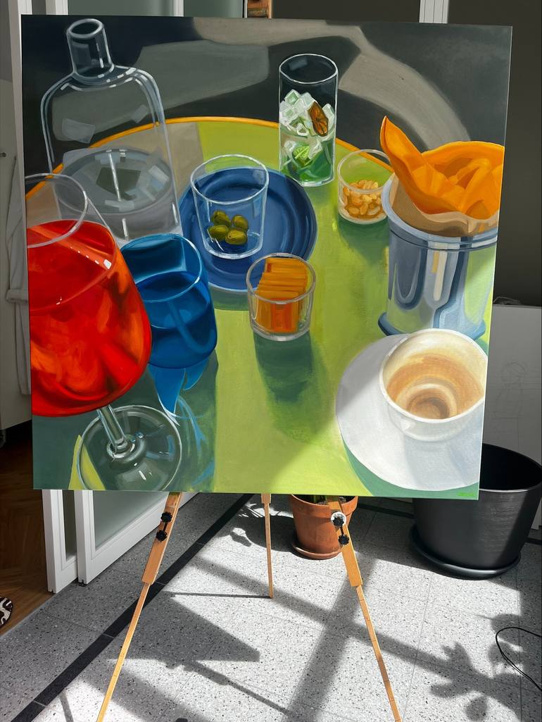 Original Food & Drink Painting by Diana Dzene