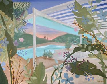 Original Conceptual Architecture Paintings by Diana Dzene