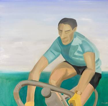 Original Bicycle Paintings by Diana Dzene