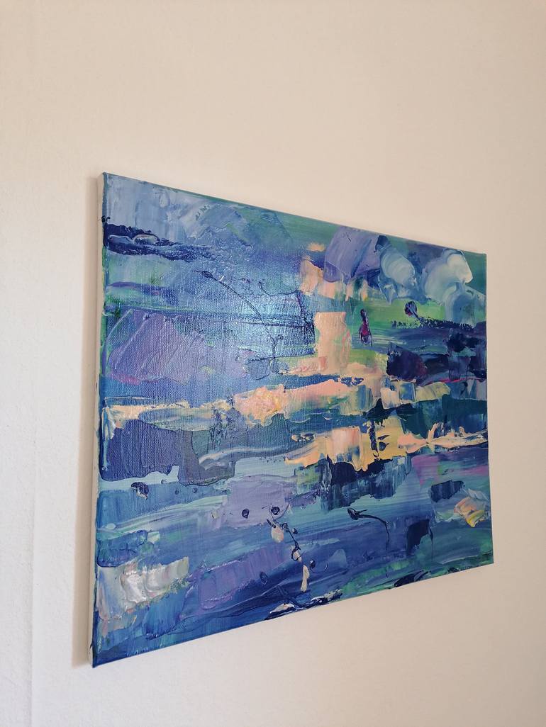 Original Abstract Painting by Polina Botticelli