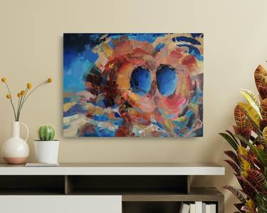 Original Abstract Expressionism Abstract Paintings by Polina Botticelli