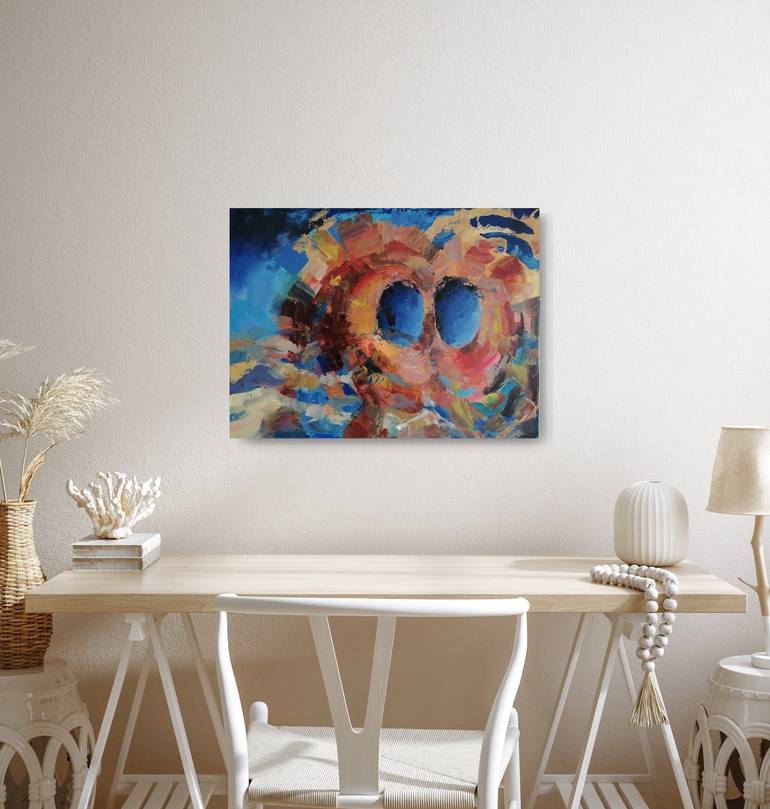 Original Abstract Expressionism Abstract Painting by Polina Botticelli