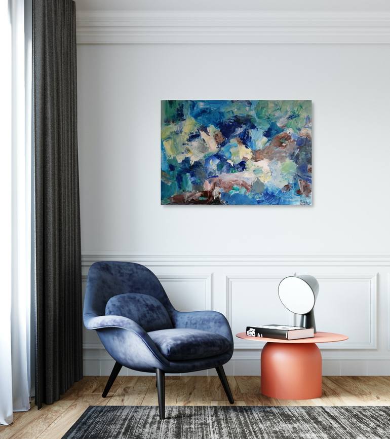 Original Abstract Painting by Polina Botticelli