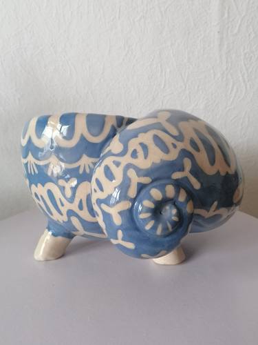 Ceramic planter "The shell" thumb