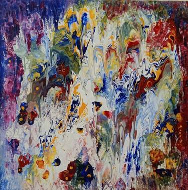 Original Abstract Expressionism Abstract Paintings by Anshumala Ojha