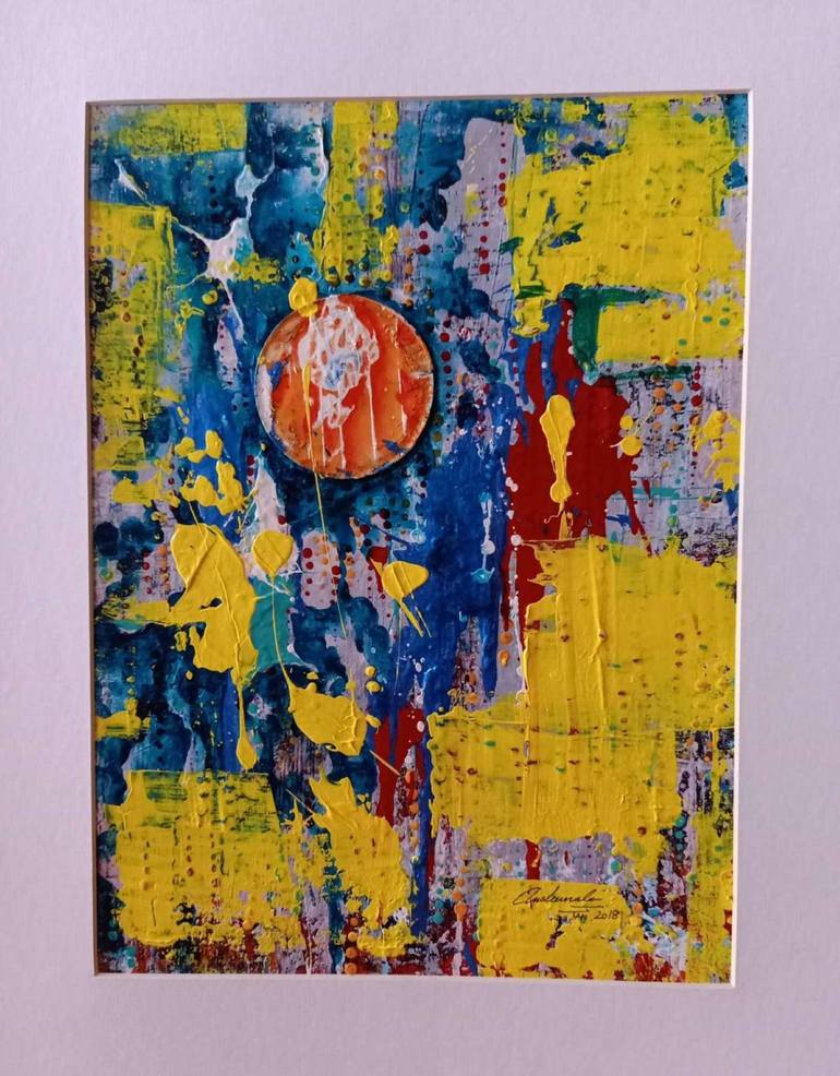 Original Abstract Expressionism Abstract Painting by Anshumala Ojha