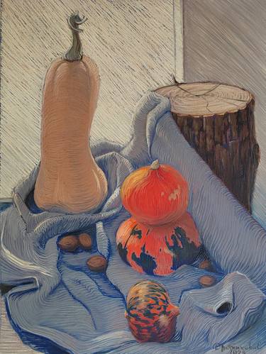 Print of Realism Still Life Paintings by Elena Drobenkova