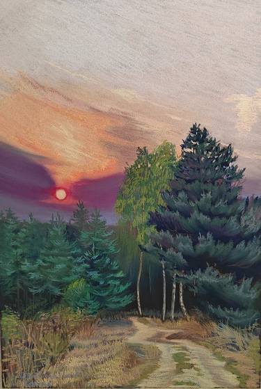 Original Landscape Paintings by Elena Drobenkova