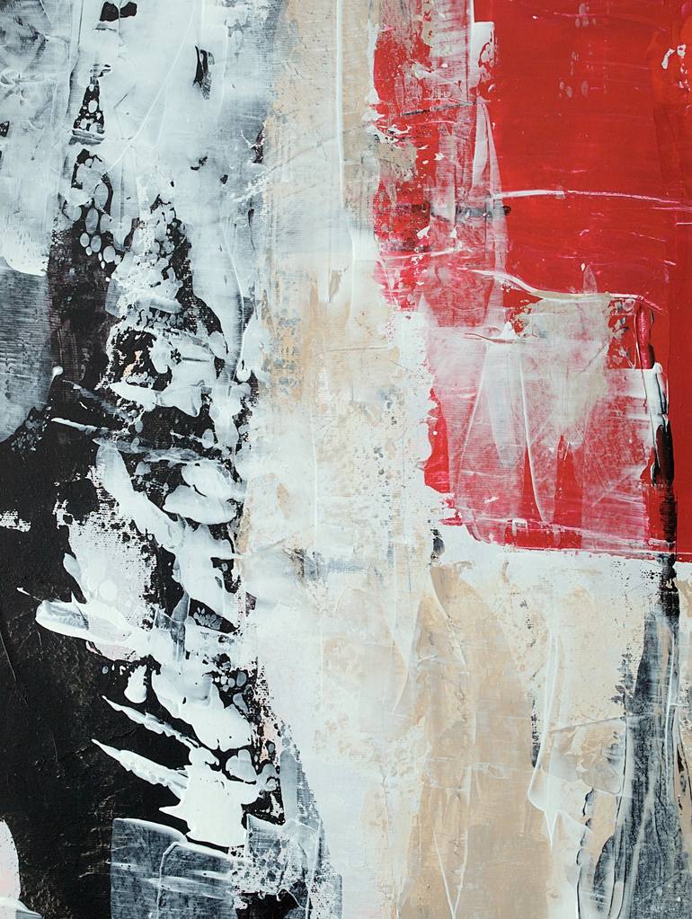 Original Abstract Expressionism Abstract Painting by Kriszta Balazs