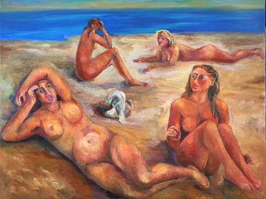 Original Beach Paintings by Lucia Mignosa