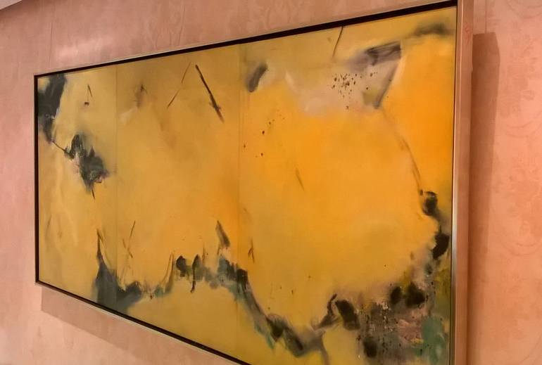 Original Abstract Expressionism Abstract Painting by Li Shi