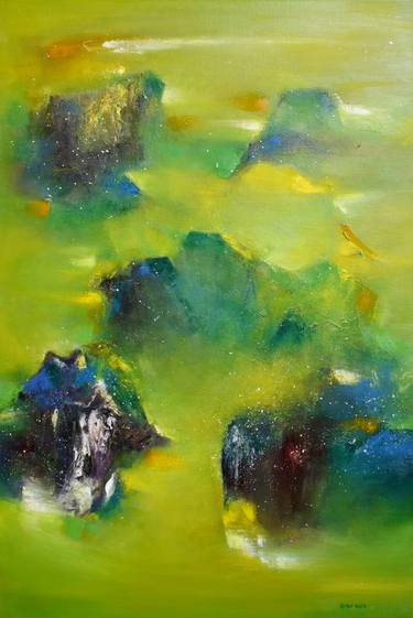 Original Abstract Expressionism Abstract Paintings by Li Shi