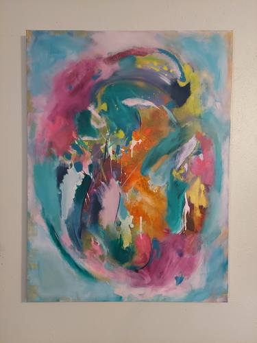 Original Abstract Expressionism Abstract Paintings by Jill Brewer