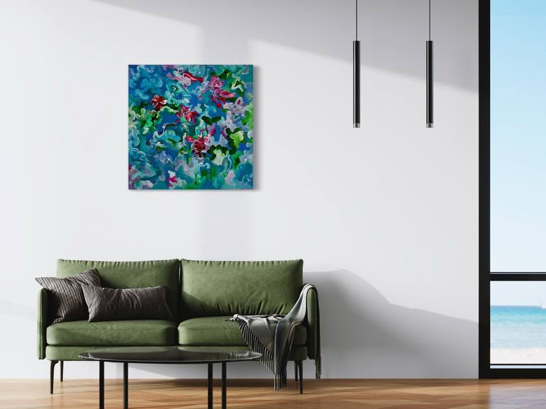 Original Abstract Expressionism Abstract Painting by Sophia Yj Jun